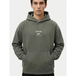 هودی داخل کرکی اورجینال یونیسکس ( زنانه مردانه ) رنگ سبز صدری سری STWD زیر مجموعه برند pull & bear سفارش اسپانیایی تنخوری و قواره باکسی کد 117
