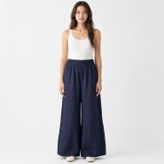 شلوار لنین اورجینال ZARA رنگ سورمه‌ای زنانه کد 2062